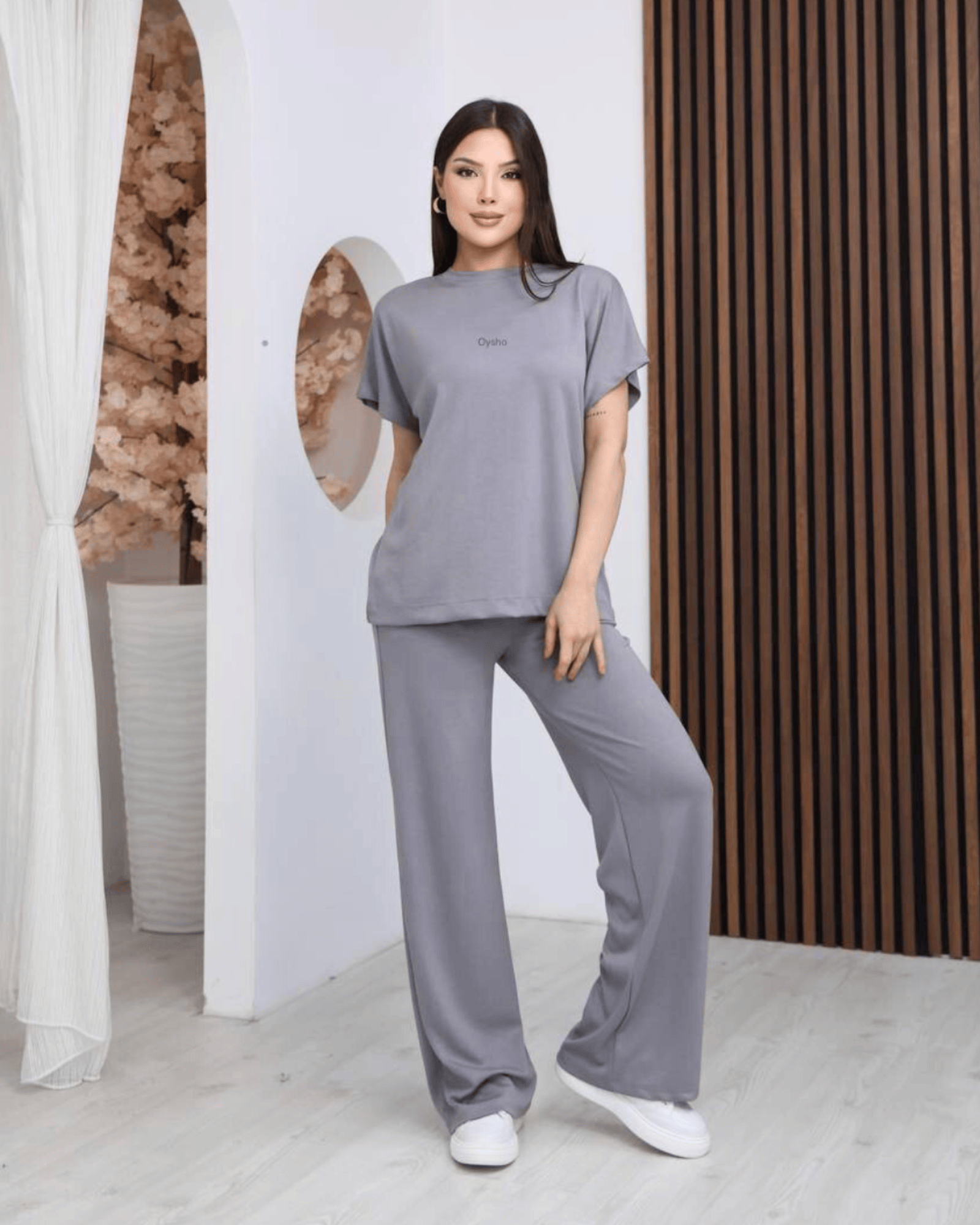 ElysMode Outfit Sets Grey / S OYSHO Luxe Minimal Set