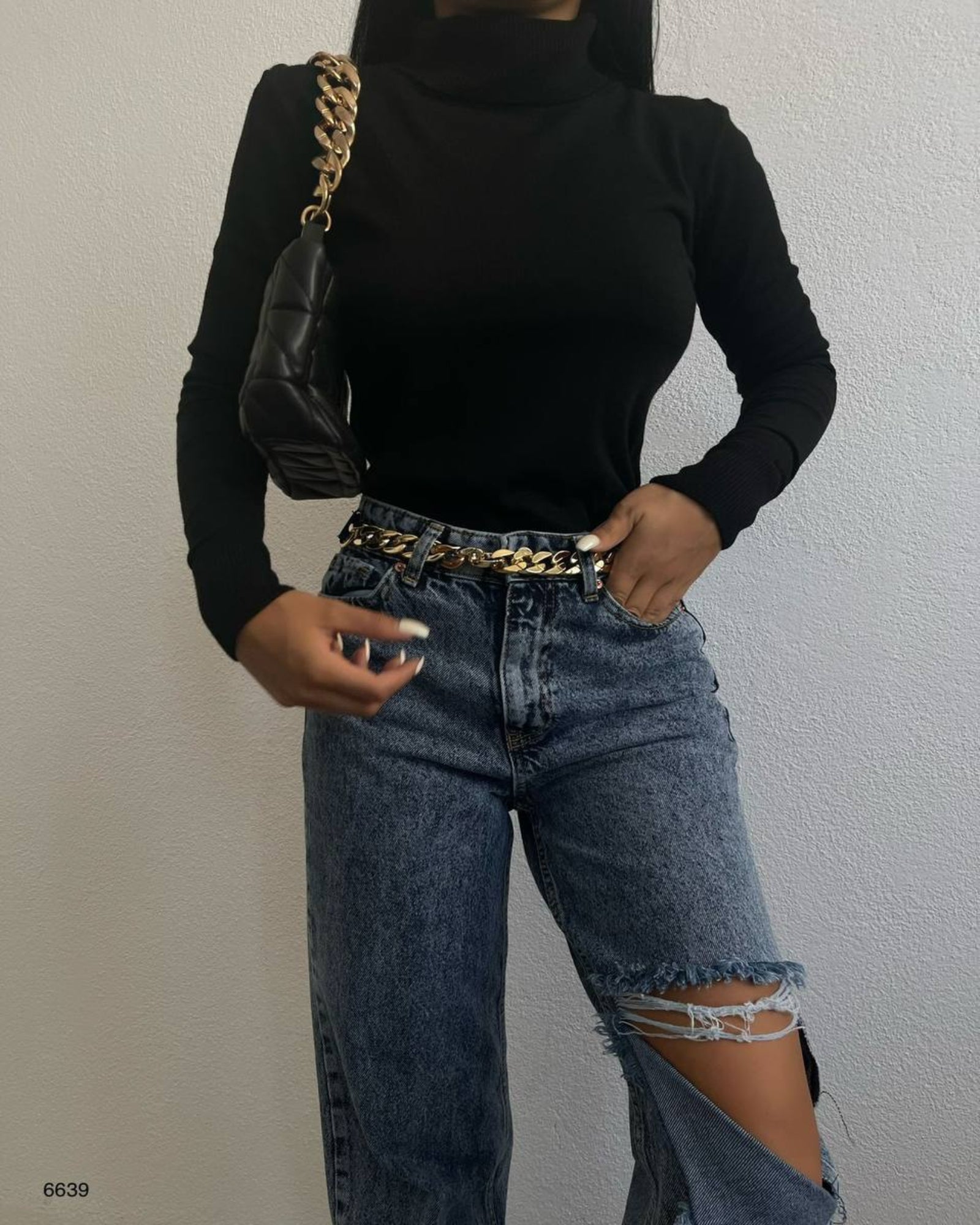 Elysmode Turtleneck S/M / Black Turtleneck New Cut