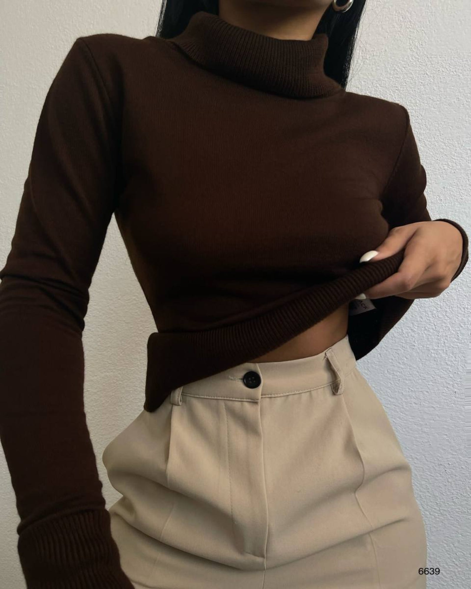 Elysmode Turtleneck One Size Fit / Maron Turtleneck Maron